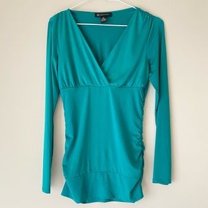 INC International Concepts Women's Cyan Fashion Top - P - Pre-owned